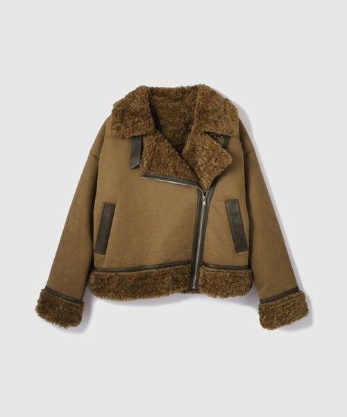 VICKY / ビッキー ダウンジャケット・ベスト | フェイクムートンボアブルゾン | 詳細4