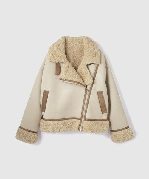 VICKY / ビッキー ダウンジャケット・ベスト | フェイクムートンボアブルゾン | 詳細11