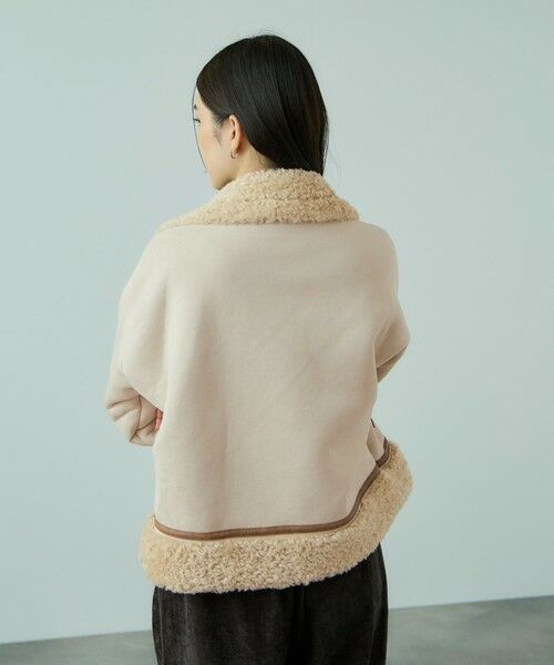 VICKY / ビッキー ダウンジャケット・ベスト | フェイクムートンボアブルゾン | 詳細7