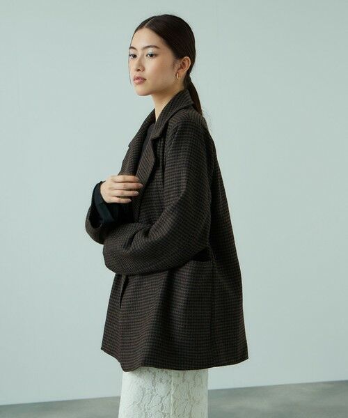 VICKY / ビッキー テーラードジャケット | ツィーディチェックWボタンジャコット | 詳細2