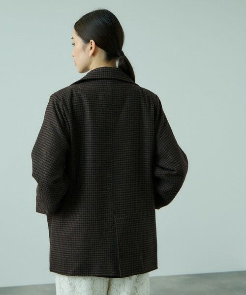 VICKY / ビッキー テーラードジャケット | ツィーディチェックWボタンジャコット | 詳細3