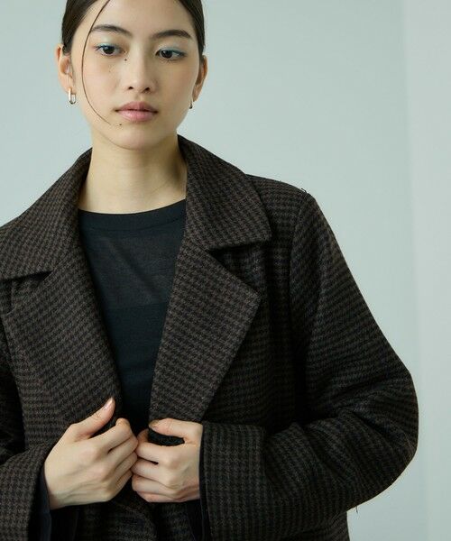 VICKY / ビッキー テーラードジャケット | ツィーディチェックWボタンジャコット | 詳細4