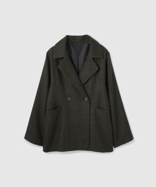 VICKY / ビッキー テーラードジャケット | ツィーディチェックWボタンジャコット | 詳細6