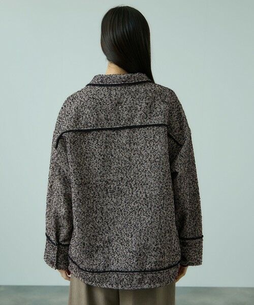 VICKY / ビッキー テーラードジャケット | MIXツィードCPOジャケット | 詳細3