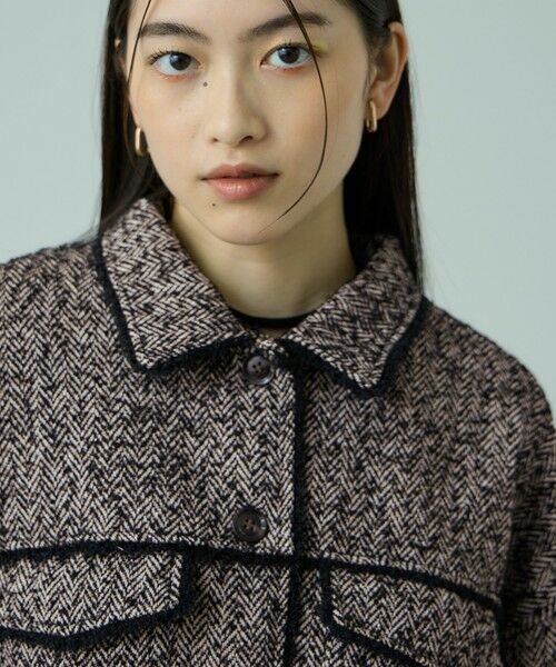 VICKY / ビッキー テーラードジャケット | MIXツィードCPOジャケット | 詳細4