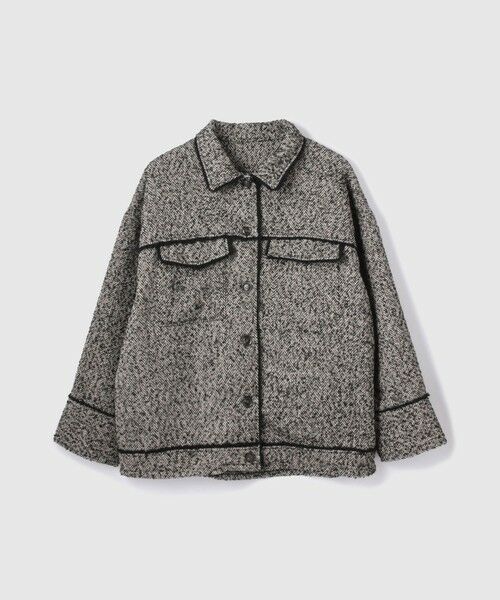 VICKY / ビッキー テーラードジャケット | MIXツィードCPOジャケット | 詳細6