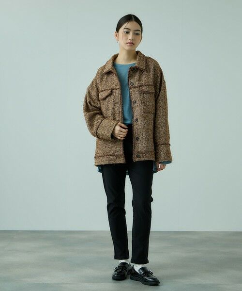 VICKY / ビッキー テーラードジャケット | MIXツィードCPOジャケット | 詳細12