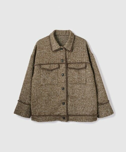 VICKY / ビッキー テーラードジャケット | MIXツィードCPOジャケット | 詳細13