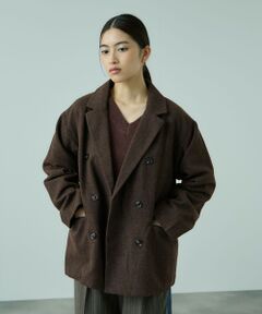 VICKY / ビッキー テーラードジャケット | ツィーディファインチェックジャコット