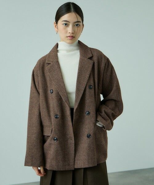 VICKY / ビッキー テーラードジャケット | ツィーディファインチェックジャコット | 詳細1