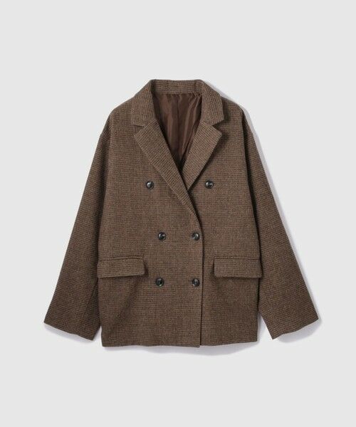 VICKY / ビッキー テーラードジャケット | ツィーディファインチェックジャコット | 詳細3
