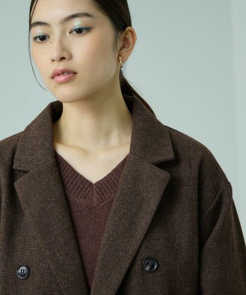 VICKY / ビッキー テーラードジャケット | ツィーディファインチェックジャコット | 詳細13