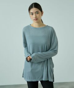 VICKY / ビッキー カットソー | セミシアーオーバーサイズカットソー≪手洗い可能≫