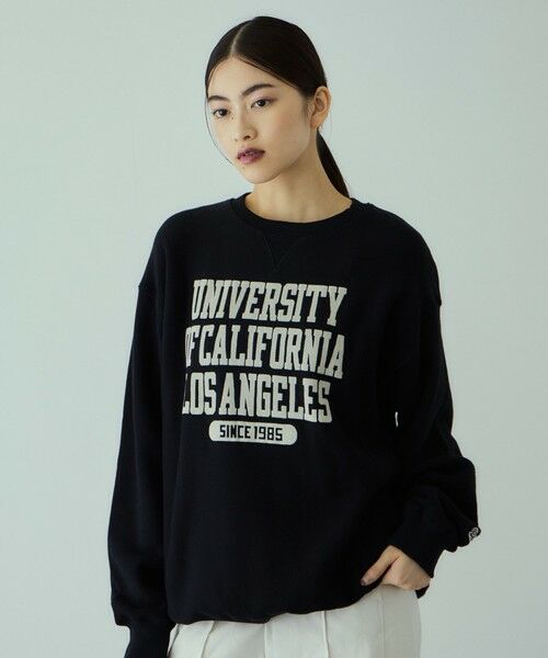 VICKY / ビッキー カットソー | トンプキン裏毛カレッジロゴプルオーバー≪洗濯機で洗える≫ | 詳細2