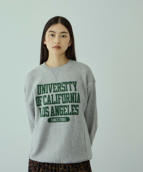 VICKY / ビッキー カットソー | トンプキン裏毛カレッジロゴプルオーバー≪洗濯機で洗える≫ | 詳細9