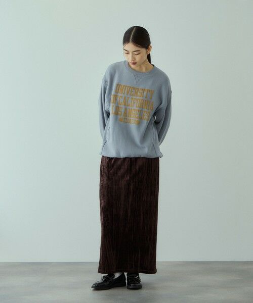 VICKY / ビッキー カットソー | トンプキン裏毛カレッジロゴプルオーバー≪洗濯機で洗える≫ | 詳細16