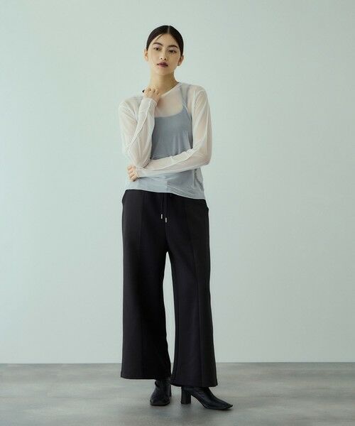 VICKY / ビッキー その他パンツ | 軽量ボンディングイージーワイドパンツ≪洗濯機で洗える≫ | 詳細1