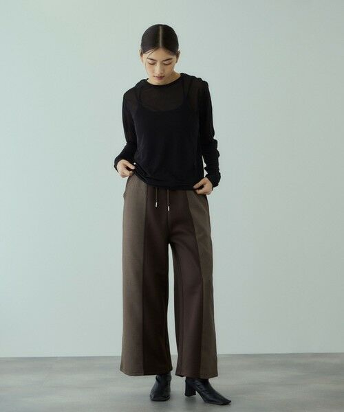 VICKY / ビッキー その他パンツ | 軽量ボンディングイージーワイドパンツ≪洗濯機で洗える≫ | 詳細14