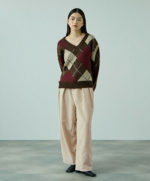 VICKY / ビッキー その他パンツ | サージ2タックワイドパンツ≪手洗い可能≫ | 詳細9