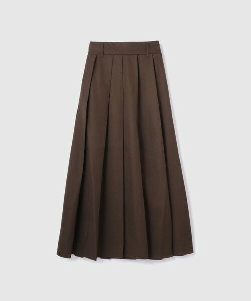 VICKY / ビッキー ミニ・ひざ丈スカート | ワイドプリーツスリットスカート≪手洗い可能≫ | 詳細8