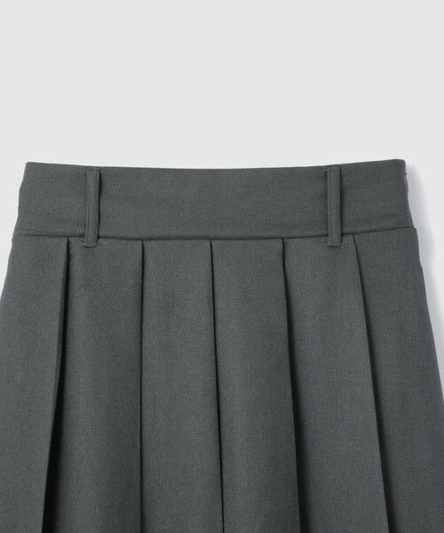 VICKY / ビッキー ミニ・ひざ丈スカート | ワイドプリーツスリットスカート≪手洗い可能≫ | 詳細18