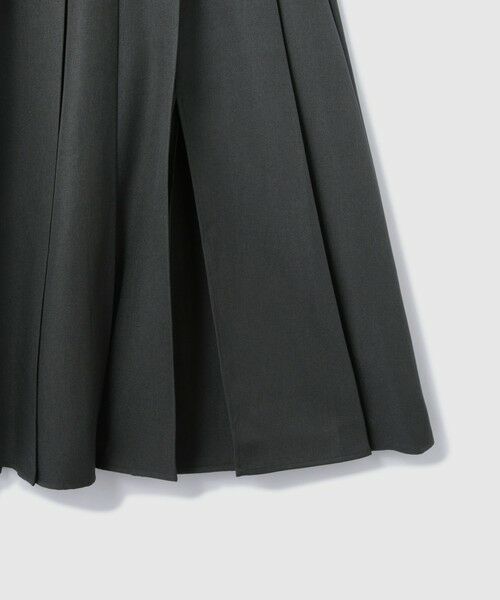 VICKY / ビッキー ミニ・ひざ丈スカート | ワイドプリーツスリットスカート≪手洗い可能≫ | 詳細22