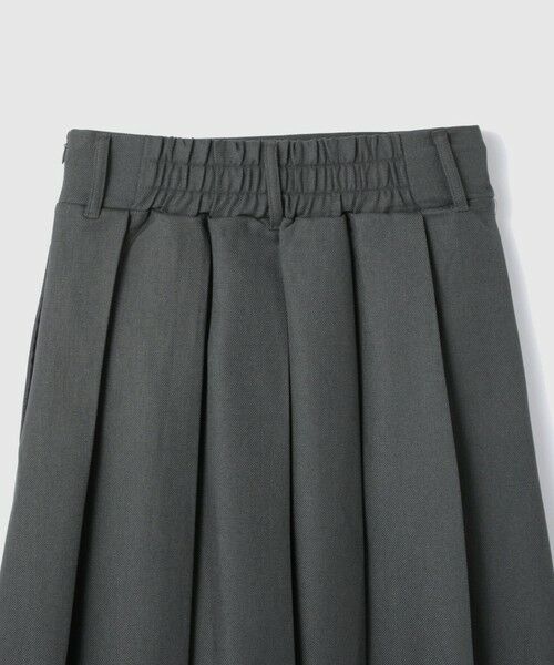 VICKY / ビッキー ミニ・ひざ丈スカート | ワイドプリーツスリットスカート≪手洗い可能≫ | 詳細23