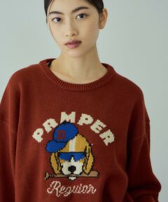 VICKY / ビッキー ニット・セーター | アニマルジャカードニットプルオーバー≪手洗い可能≫