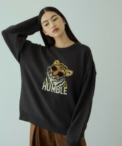 VICKY / ビッキー ニット・セーター | アニマルジャカードニットプルオーバー≪手洗い可能≫