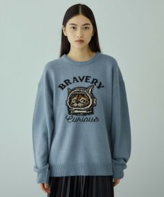 VICKY / ビッキー ニット・セーター | アニマルジャカードニットプルオーバー≪手洗い可能≫