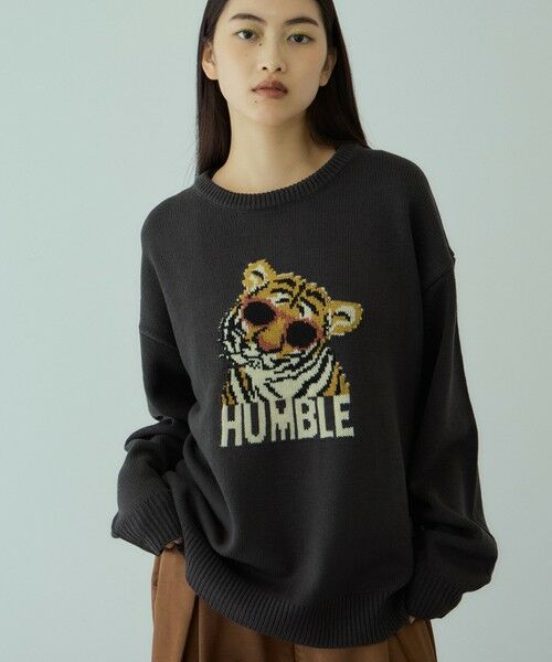 VICKY / ビッキー ニット・セーター | アニマルジャカードニットプルオーバー≪手洗い可能≫ | 詳細9