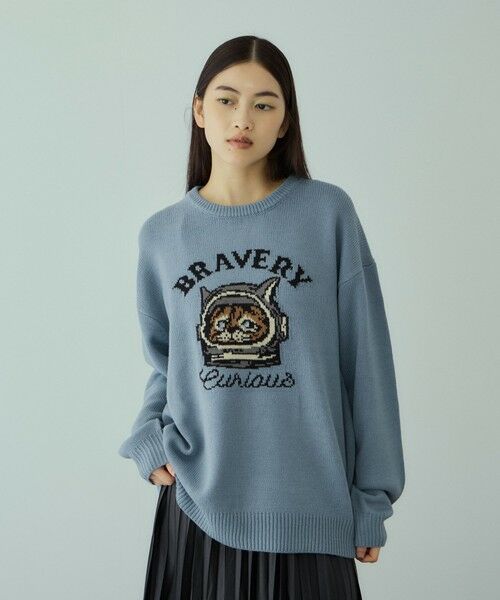 VICKY / ビッキー ニット・セーター | アニマルジャカードニットプルオーバー≪手洗い可能≫ | 詳細13