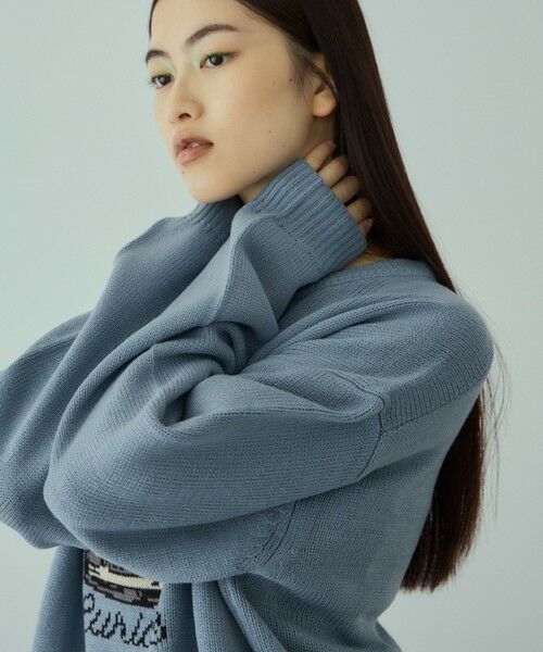 VICKY / ビッキー ニット・セーター | アニマルジャカードニットプルオーバー≪手洗い可能≫ | 詳細17