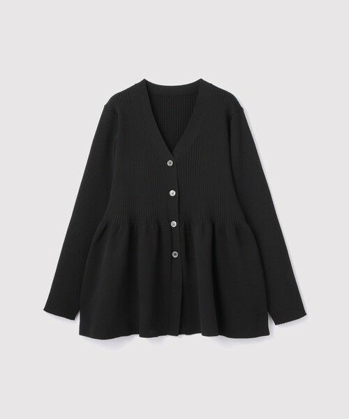 VICKY / ビッキー カーディガン・ボレロ | ライトウェイトペプラムニットカーディガン≪手洗い可能≫ | 詳細15