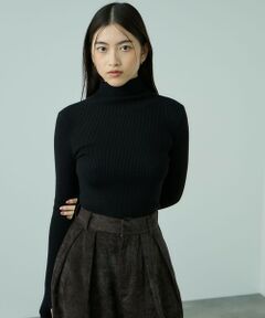 VICKY / ビッキー ニット・セーター | サムホールハイネックニットプルオーバー≪手洗い可能≫