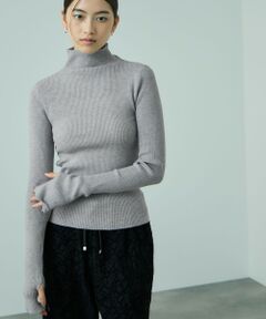 VICKY / ビッキー ニット・セーター | サムホールハイネックニットプルオーバー≪手洗い可能≫