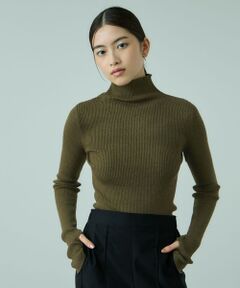 VICKY / ビッキー ニット・セーター | サムホールハイネックニットプルオーバー≪手洗い可能≫