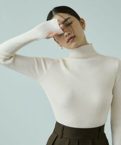 VICKY / ビッキー ニット・セーター | サムホールハイネックニットプルオーバー≪手洗い可能≫