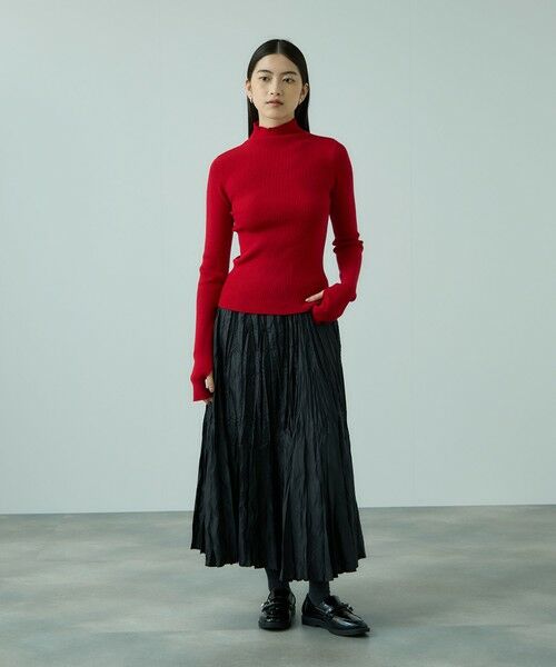 VICKY / ビッキー ニット・セーター | サムホールハイネックニットプルオーバー≪手洗い可能≫ | 詳細6