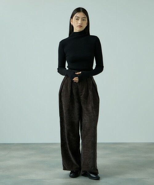 VICKY / ビッキー ニット・セーター | サムホールハイネックニットプルオーバー≪手洗い可能≫ | 詳細14