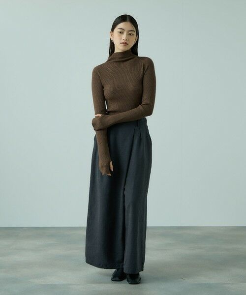 VICKY / ビッキー ニット・セーター | サムホールハイネックニットプルオーバー≪手洗い可能≫ | 詳細12