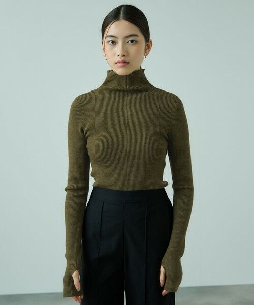 VICKY / ビッキー ニット・セーター | サムホールハイネックニットプルオーバー≪手洗い可能≫ | 詳細24