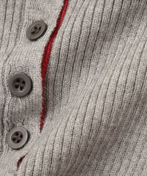 VICKY / ビッキー ニット・セーター | 配色キーネックリブニットプルオーバー≪手洗い可能≫ | 詳細16