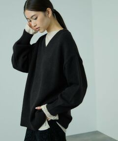 VICKY / ビッキー ニット・セーター | アルパカタッチVネックニットプルオーバー≪手洗い可能≫