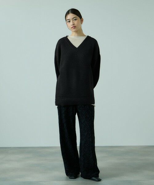 VICKY / ビッキー ニット・セーター | アルパカタッチVネックニットプルオーバー≪手洗い可能≫ | 詳細2