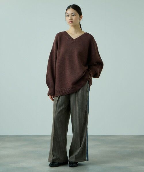 VICKY / ビッキー ニット・セーター | アルパカタッチVネックニットプルオーバー≪手洗い可能≫ | 詳細6