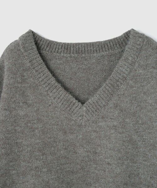 VICKY / ビッキー ニット・セーター | アルパカタッチVネックニットプルオーバー≪手洗い可能≫ | 詳細14