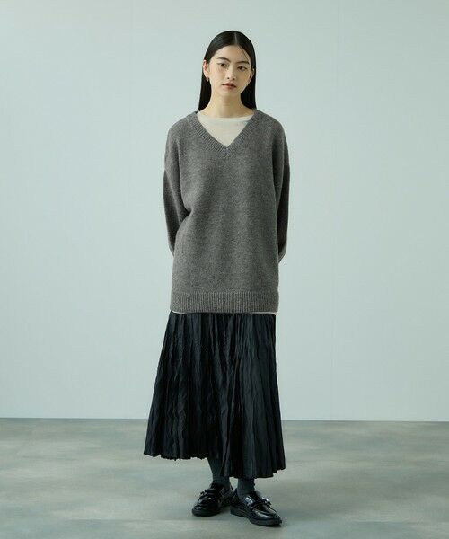 VICKY / ビッキー ニット・セーター | アルパカタッチVネックニットプルオーバー≪手洗い可能≫ | 詳細10