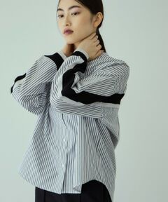 VICKY / ビッキー シャツ・ブラウス | バックヨークラインバンドカラーブラウス≪手洗い可能≫