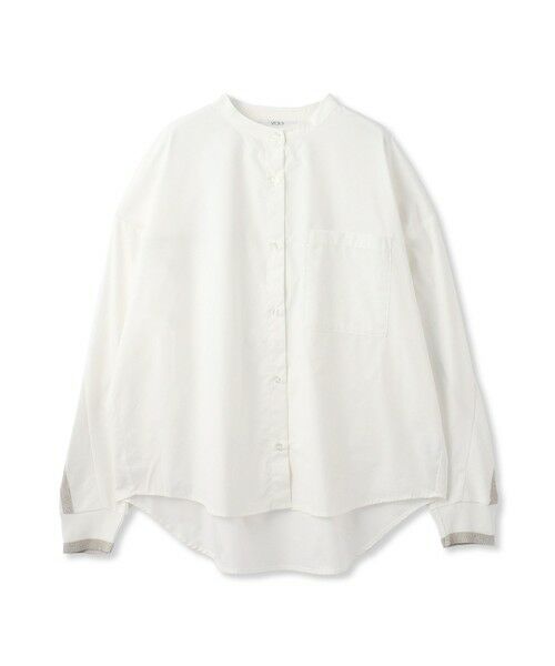 VICKY / ビッキー シャツ・ブラウス | バックヨークラインバンドカラーブラウス≪手洗い可能≫ | 詳細4